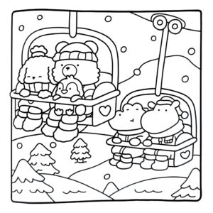 desenho-de-animais-no-teleferico-na-neve-Bobbie-Goods-para-imprimir-scaled